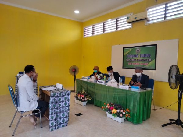 Sidang Judul Skripsi